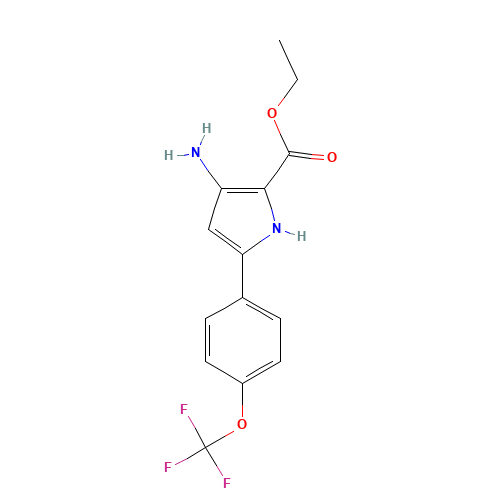 ethyl 3-amino-5-[4-(trifluoromethoxy)phenyl]-1H-pyrrole-2-carboxylate (CAS: 237435-67-5) - Related Chemical Product