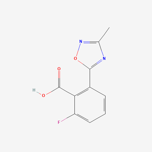 2-fluoro-6-(3-methyl-1,2,4-oxadiazol-5-yl)benzoic acid (CAS: 1293285-27-4) - Related Chemical Product