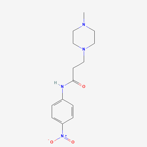 3-(4-methylpiperazin-1-yl)-N-(4-nitrophenyl)propanamide (CAS: 851651-84-8) - Related Chemical Product