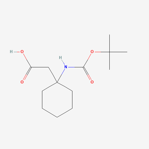 2-[1-[(2-methylpropan-2-yl)oxycarbonylamino]cyclohexyl]acetic acid (CAS: 187610-56-6) - Related Chemical Product
