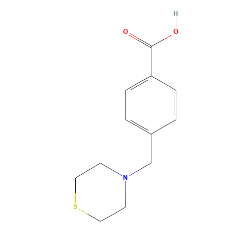 4-(thiomorpholin-4-ylmethyl)benzoic acid (CAS: 414892-27-6) - Related Chemical Product