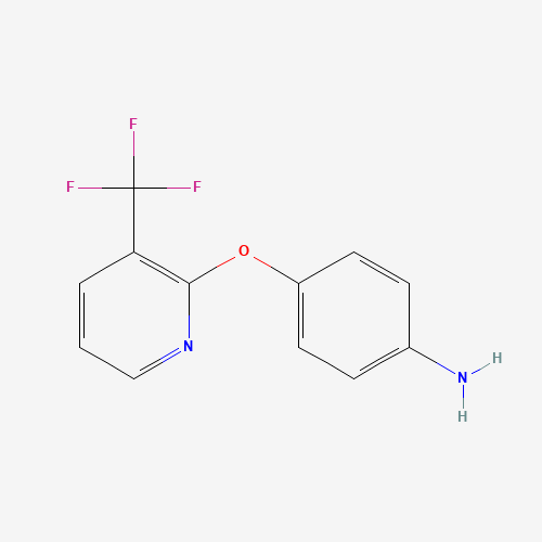4-[3-(trifluoromethyl)pyridin-2-yl]oxyaniline (CAS: 1086378-47-3) - Related Chemical Product