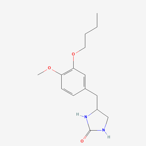 4-[(3-butoxy-4-methoxyphenyl)methyl]imidazolidin-2-one (CAS: 29925-17-5) - Related Chemical Product