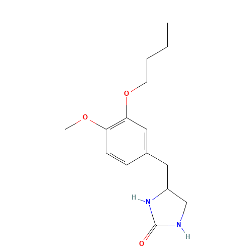 4-[(3-butoxy-4-methoxyphenyl)methyl]imidazolidin-2-one (CAS: 29925-17-5) - Related Chemical Product