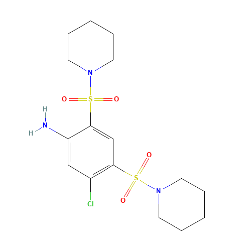 5-chloro-2,4-bis(piperidin-1-ylsulfonyl)aniline (CAS: 1052-36-4) - Related Chemical Product