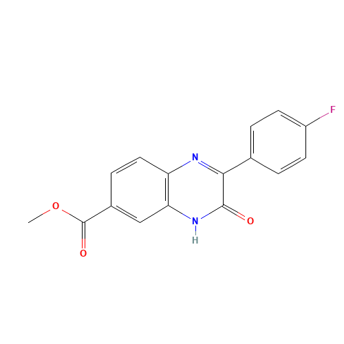 methyl 2-(4-fluorophenyl)-3-oxo-4H-quinoxaline-6-carboxylate (CAS: 1383701-47-0) - Related Chemical Product