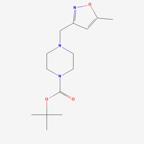 tert-butyl 4-[(5-methyl-1,2-oxazol-3-yl)methyl]piperazine-1-carboxylate (CAS: 268550-76-1) - Related Chemical Product