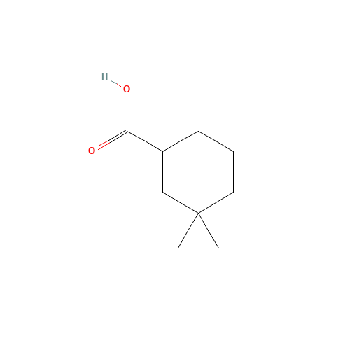 spiro[2.5]octane-7-carboxylic acid (CAS: 1314390-66-3) - Chemical Structure and Molecular Formula 