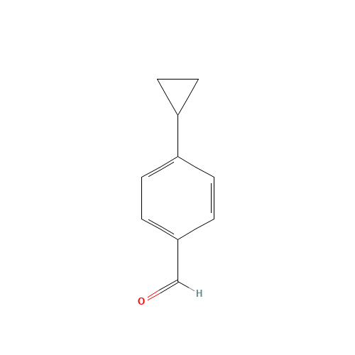 4-cyclopropylbenzaldehyde (CAS: 20034-50-8) - Chemical Structure and Molecular Formula 