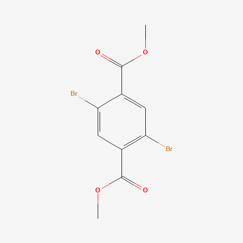 dimethyl 2,5-dibromobenzene-1,4-dicarboxylate (CAS: 18014-00-1) - Chemical Structure and Molecular Formula 
