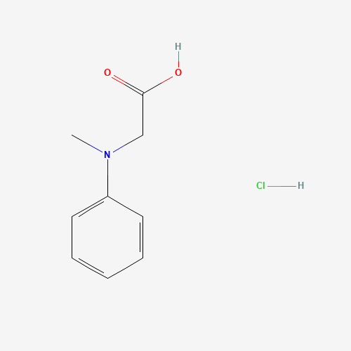 2-(N-methylanilino)acetic acid;hydrochloride (CAS: 21911-75-1) - Chemical Structure and Molecular Formula 