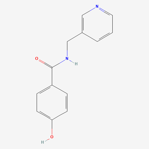 4-hydroxy-N-(pyridin-3-ylmethyl)benzamide (CAS: 471254-13-4) - Chemical Structure and Molecular Formula 
