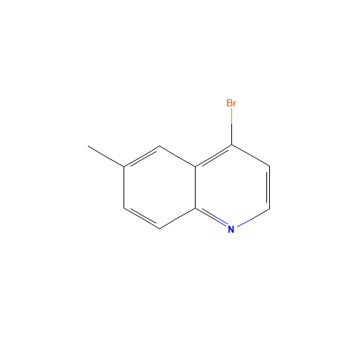 4-bromo-6-methylquinoline (CAS: 1070879-23-0) - Chemical Structure and Molecular Formula 