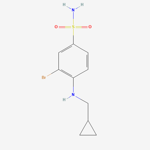 3-bromo-4-(cyclopropylmethylamino)benzenesulfonamide (CAS: 1157642-61-9) - Related Chemical Product