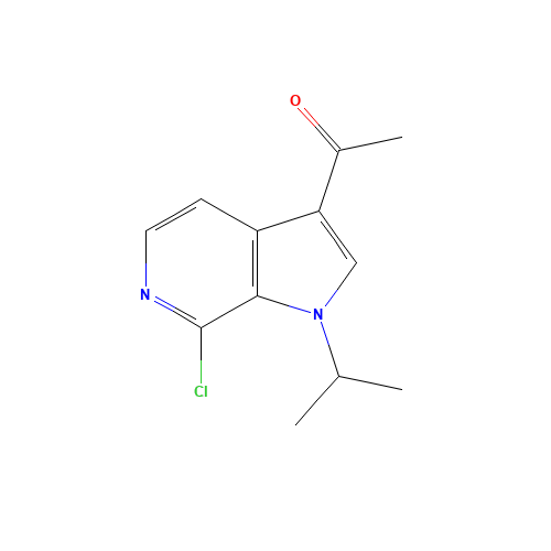1-(7-chloro-1-propan-2-ylpyrrolo[2,3-c]pyridin-3-yl)ethanone (CAS: 1221153-75-8) - Related Chemical Product