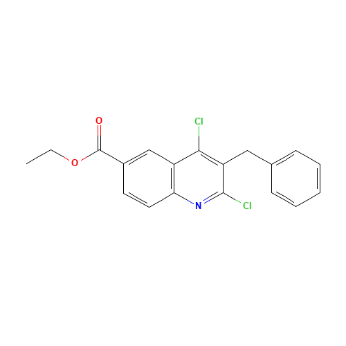 ethyl 3-benzyl-2,4-dichloroquinoline-6-carboxylate (CAS: 1599529-18-6) - Related Chemical Product