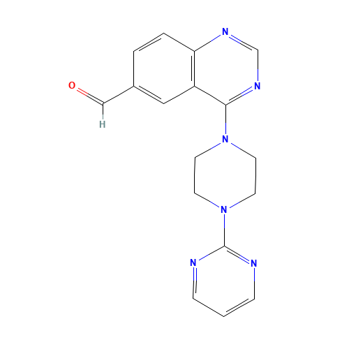 4-(4-pyrimidin-2-ylpiperazin-1-yl)quinazoline-6-carbaldehyde (CAS: 648449-26-7) - Related Chemical Product