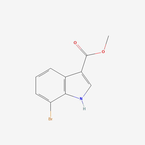methyl 7-bromo-1H-indole-3-carboxylate (CAS: 959239-01-1) - Chemical Structure and Molecular Formula 