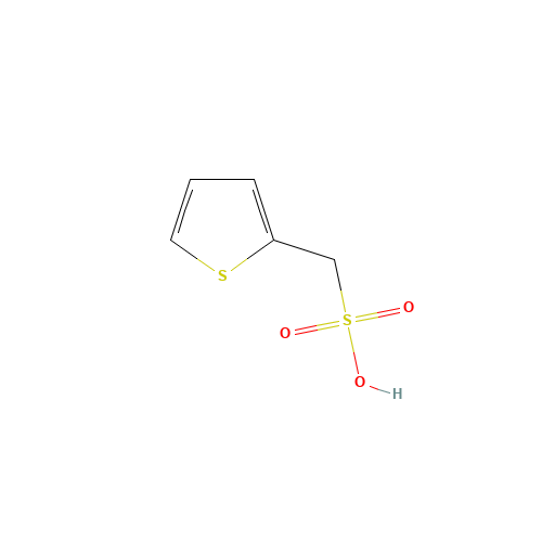 thiophen-2-ylmethanesulfonic acid (CAS: 738538-33-5) - Chemical Structure and Molecular Formula 