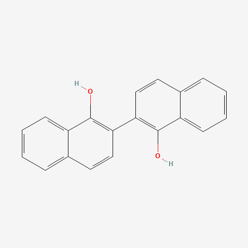 2-(1-hydroxynaphthalen-2-yl)naphthalen-1-ol (CAS: 604-60-4) - Chemical Structure and Molecular Formula 