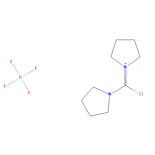 1-[chloro(pyrrolidin-1-ium-1-ylidene)methyl]pyrrolidine;tetrafluoroborate (CAS: 115007-14-2) - Related Chemical Product