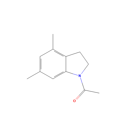 1-(4,6-dimethyl-2,3-dihydroindol-1-yl)ethanone (CAS: 131880-74-5) - Related Chemical Product