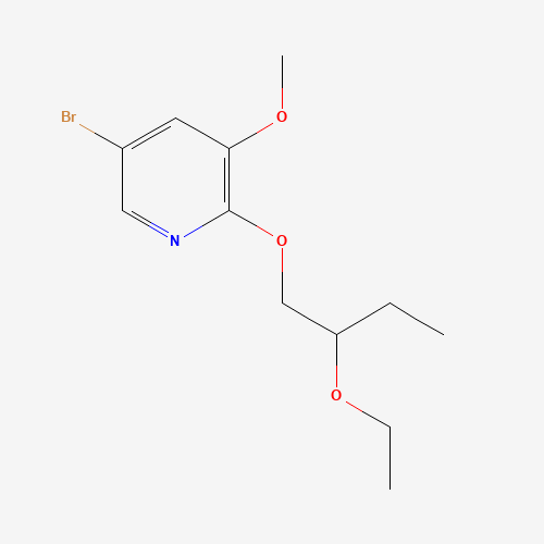 5-bromo-2-(2-ethoxybutoxy)-3-methoxypyridine (CAS: 1315545-07-3) - Related Chemical Product