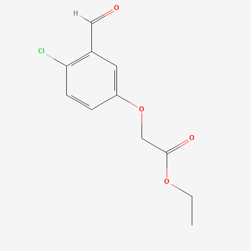 ethyl 2-(4-chloro-3-formylphenoxy)acetate (CAS: 17798-44-6) - Related Chemical Product