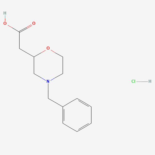 2-(4-benzylmorpholin-2-yl)acetic acid;hydrochloride (CAS: 170804-78-1) - Related Chemical Product