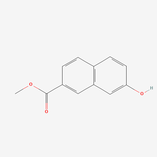 methyl 7-hydroxynaphthalene-2-carboxylate (CAS: 95901-05-6) - Chemical Structure and Molecular Formula 