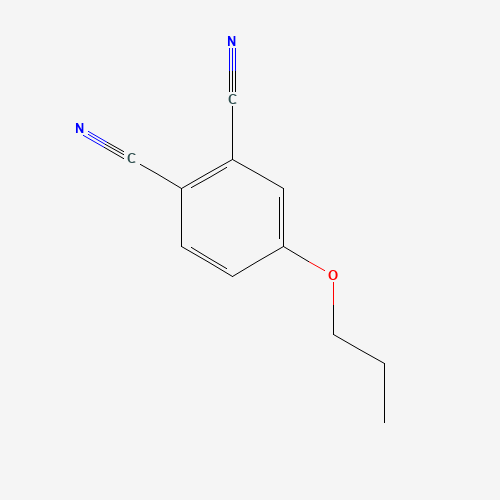 4-propoxybenzene-1,2-dicarbonitrile (CAS: 106144-18-7) - Chemical Structure and Molecular Formula 