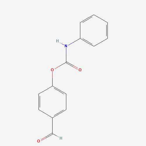 (4-formylphenyl) N-phenylcarbamate (CAS: 37076-88-3) - Chemical Structure and Molecular Formula 