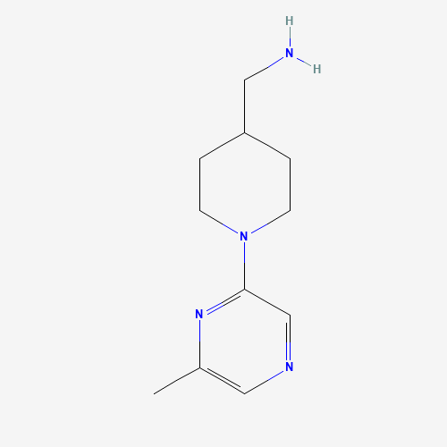 [1-(6-methylpyrazin-2-yl)piperidin-4-yl]methanamine (CAS: 892502-20-4) - Chemical Structure and Molecular Formula 