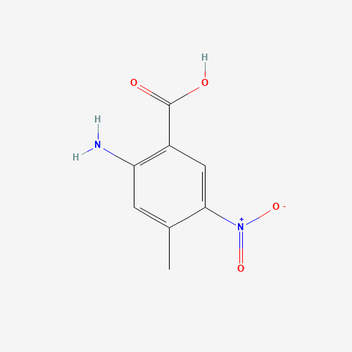 2-amino-4-methyl-5-nitrobenzoic acid (CAS: 204254-68-2) - Chemical Structure and Molecular Formula 