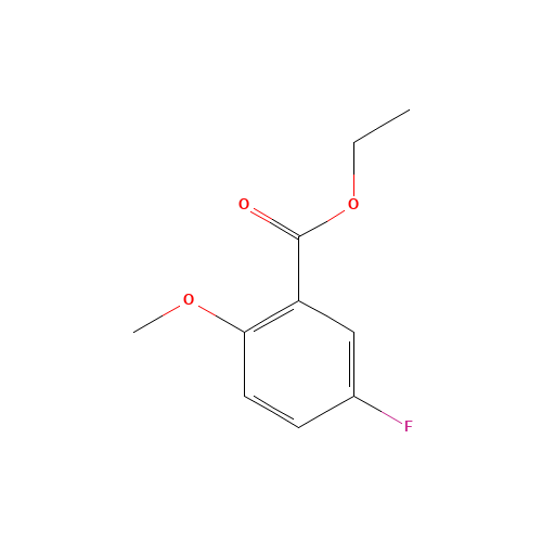 ethyl 5-fluoro-2-methoxybenzoate (CAS: 773135-09-4) - Chemical Structure and Molecular Formula 
