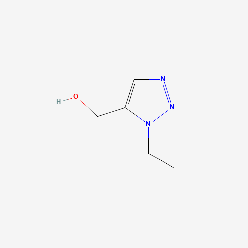 (3-ethyltriazol-4-yl)methanol (CAS: 77177-13-0) - Chemical Structure and Molecular Formula 