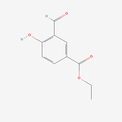 ethyl 3-formyl-4-hydroxybenzoate (CAS: 82304-99-2) - Chemical Structure and Molecular Formula 