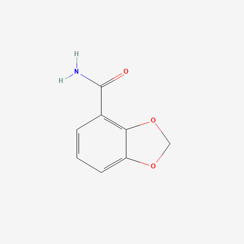 1,3-benzodioxole-4-carboxamide (CAS: 69151-39-9) - Chemical Structure and Molecular Formula 