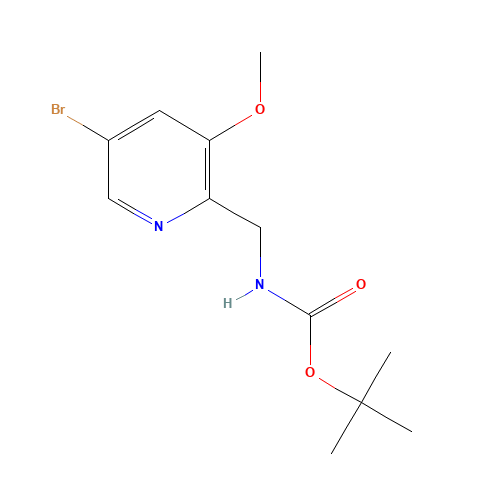 tert-butyl N-[(5-bromo-3-methoxypyridin-2-yl)methyl]carbamate (CAS: 1138443-96-5) - Related Chemical Product