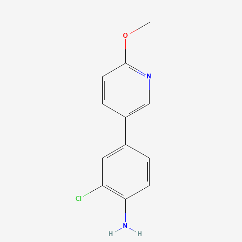 2-chloro-4-(6-methoxypyridin-3-yl)aniline (CAS: 1400287-47-9) - Related Chemical Product