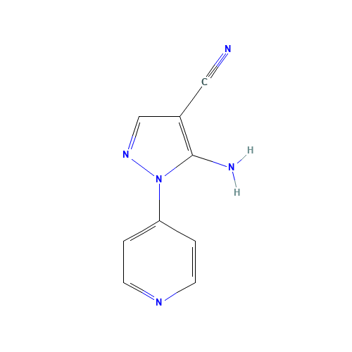 5-amino-1-pyridin-4-ylpyrazole-4-carbonitrile (CAS: 106898-37-7) - Related Chemical Product