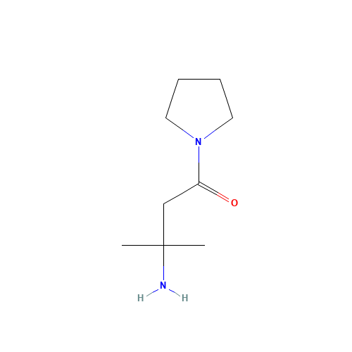 3-amino-3-methyl-1-pyrrolidin-1-ylbutan-1-one (CAS: 1186426-99-2) - Related Chemical Product