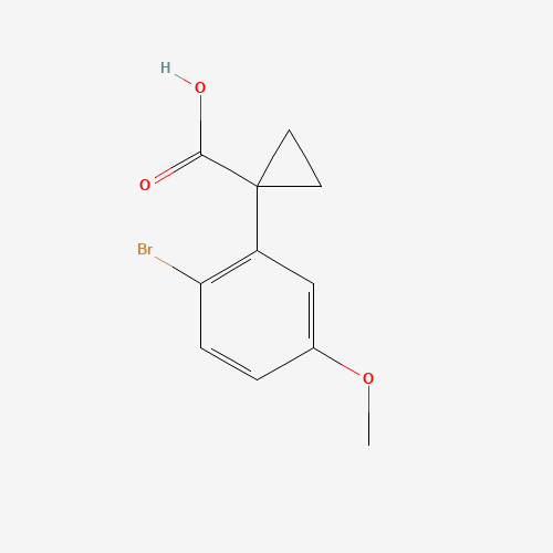 1-(2-bromo-5-methoxyphenyl)cyclopropane-1-carboxylic acid (CAS: 1256589-09-9) - Related Chemical Product