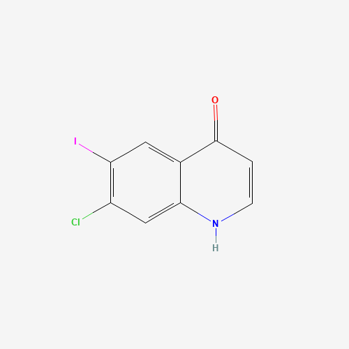 7-chloro-6-iodo-1H-quinolin-4-one (CAS: 1021913-03-0) - Chemical Structure and Molecular Formula 