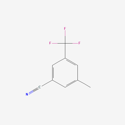3-methyl-5-(trifluoromethyl)benzonitrile (CAS: 261952-04-9) - Chemical Structure and Molecular Formula 