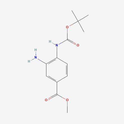 methyl 3-amino-4-[(2-methylpropan-2-yl)oxycarbonylamino]benzoate (CAS: 327046-67-3) - Related Chemical Product