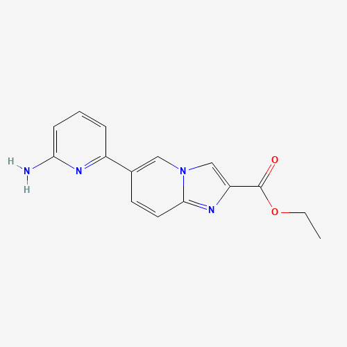 ethyl 6-(6-aminopyridin-2-yl)imidazo[1,2-a]pyridine-2-carboxylate (CAS: 1167625-94-6) - Related Chemical Product
