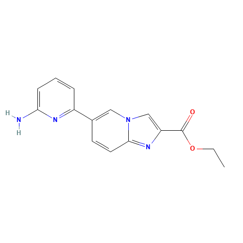 ethyl 6-(6-aminopyridin-2-yl)imidazo[1,2-a]pyridine-2-carboxylate (CAS: 1167625-94-6) - Related Chemical Product