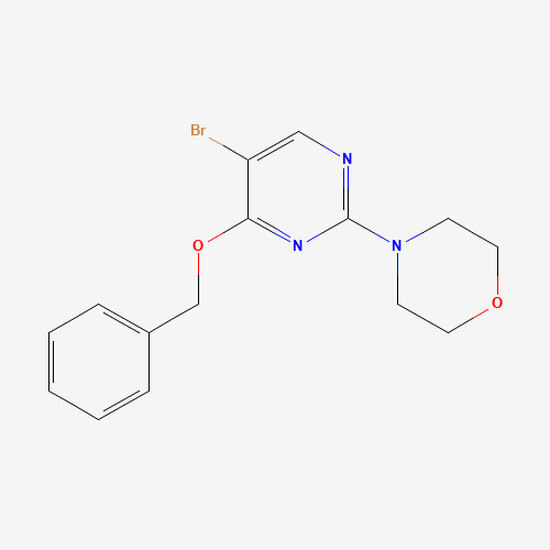 4-(5-bromo-4-phenylmethoxypyrimidin-2-yl)morpholine (CAS: 885952-23-8) - Related Chemical Product
