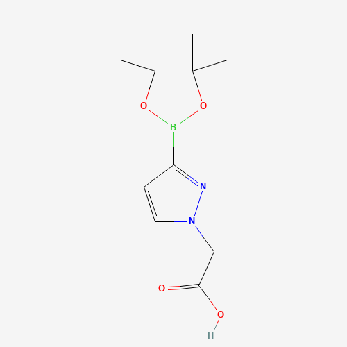 2-[3-(4,4,5,5-tetramethyl-1,3,2-dioxaborolan-2-yl)pyrazol-1-yl]acetic acid (CAS: 1203672-80-3) - Related Chemical Product